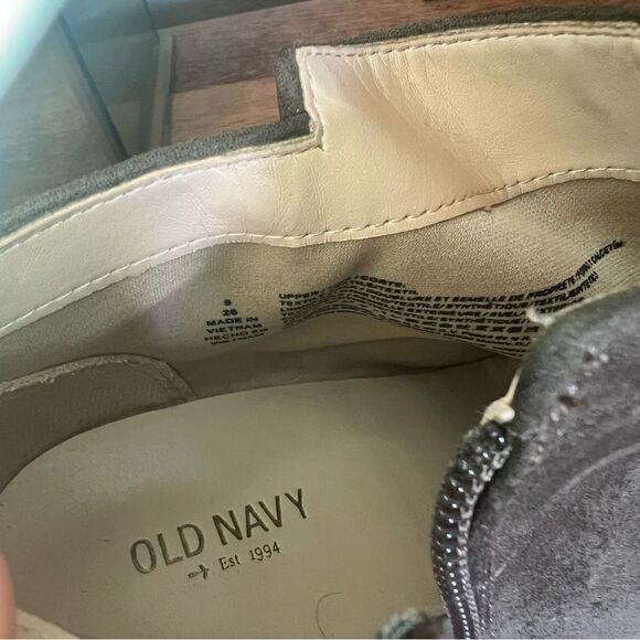 Green Old Navy Sueded Ankle Boot for Women 9 - Picture 5 of 11